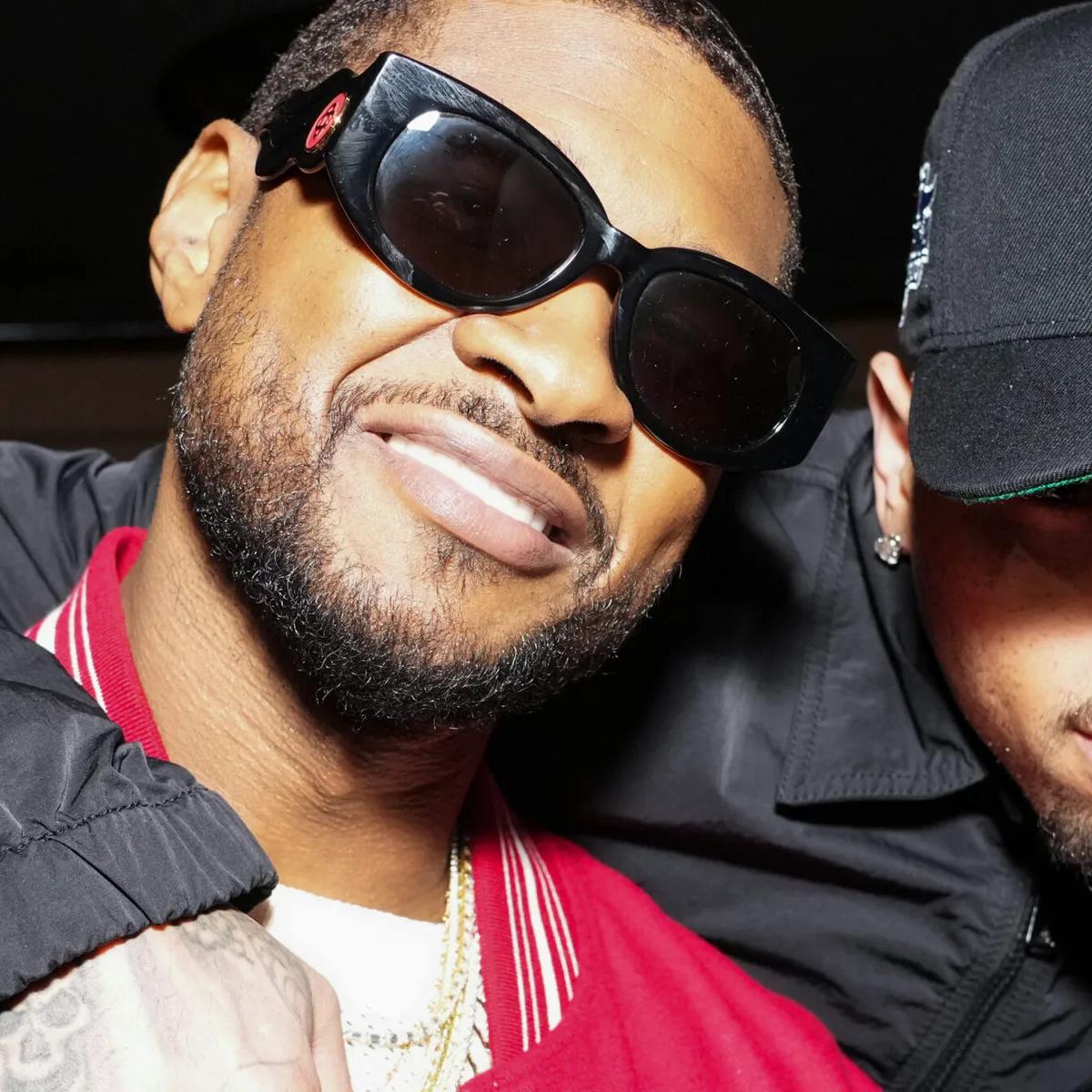 Usher and Chris Brown Performance Interrupted by Crowdfight During 'New ...